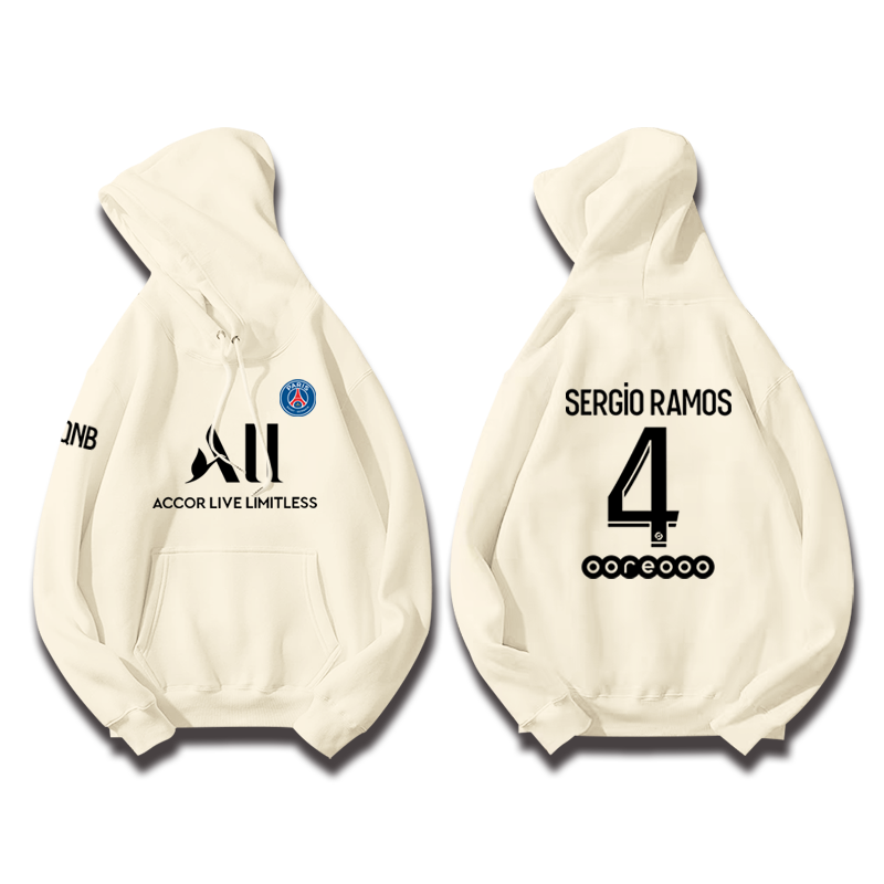 巴黎圣日耳曼30号梅西运动球队卫衣 沃纶物语服饰卫衣
