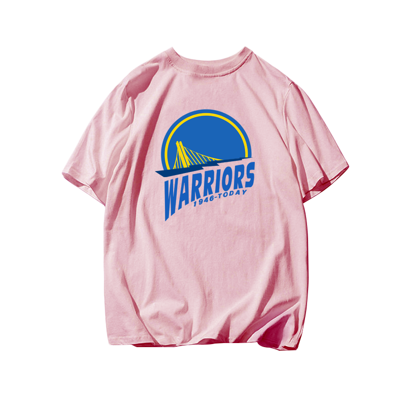 勇士warriors库里篮球运动纯棉t恤 沃纶物语服饰T恤