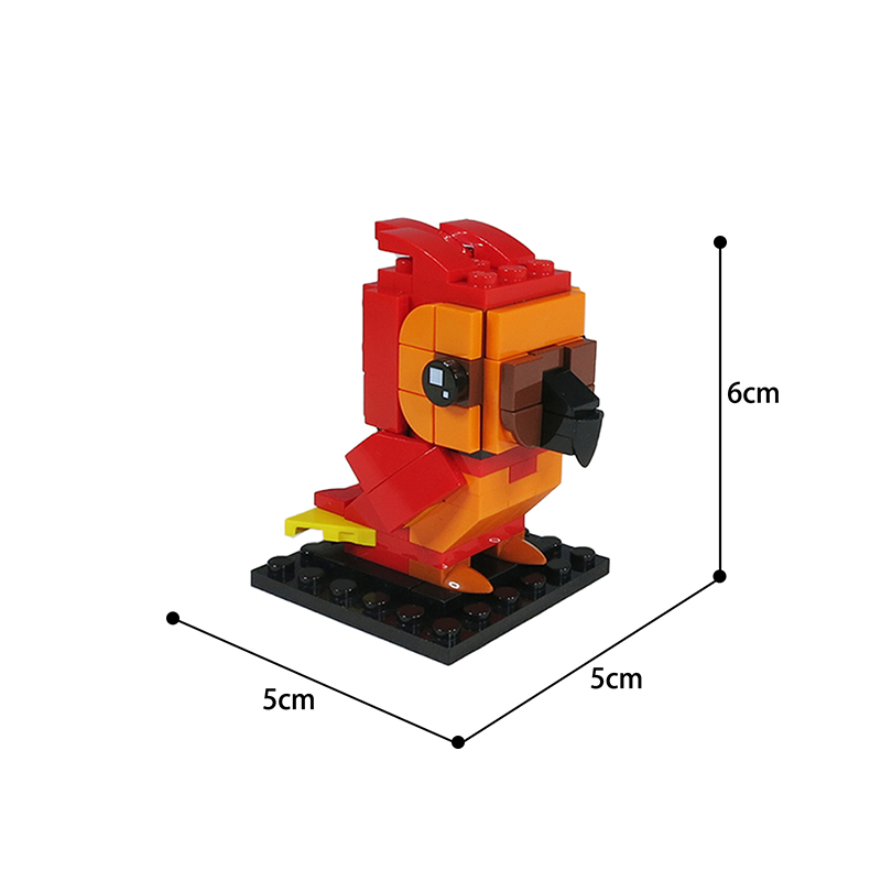 海德威猫头鹰兼容某高积木哈利波特系列MOC凤凰福克斯2022年新品 - 图1