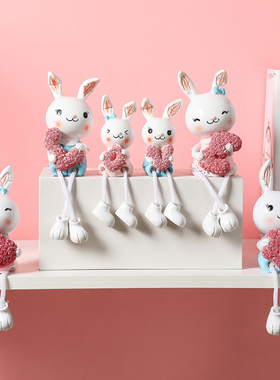 可爱风情侣吊脚娃娃卧室装饰品