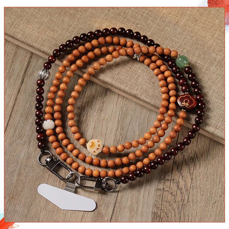 Mobile phone sandalwood, strap, shoulder bag, handle, chain, accessory