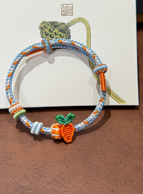 手工编织疯狂动物城手绳朱迪尼克周边送女友礼物兔子警官狐狸手链