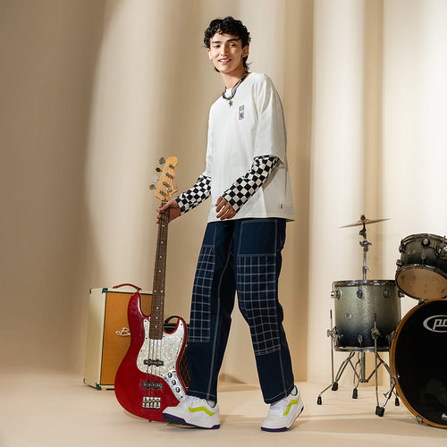 Vans范斯官方 Hylane白绿撞色美式复古运动鞋男鞋女鞋板鞋 - 图2