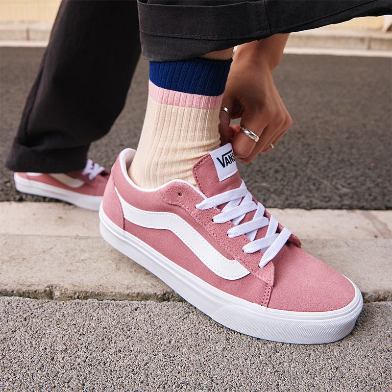 Vans范斯官方 Vero LS樱花粉轻量复古舒适女鞋板鞋,淘宝优惠券,粉丝福利购,淘宝优惠卷