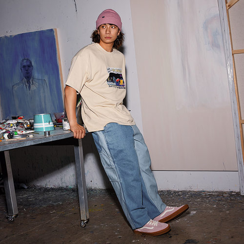 Vans范斯官方 Rowley Classic皮粉色牛筋底老爹鞋男鞋女鞋板鞋 - 图2
