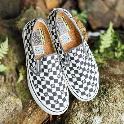 【新势力】Vans范斯官方 Slip-On VR3黑白棋盘格舒适一脚蹬帆布鞋