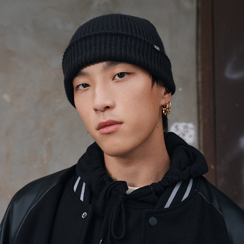 Vans范斯官方 男女情侣针织帽黑色复古街头冷帽,淘宝优惠券,粉丝福利购,淘宝优惠卷