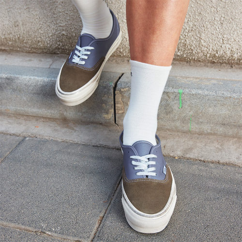 Vans范斯官方 Premium Lx Authentic 44拼色脏脏鞋男鞋女鞋板鞋 - 图0