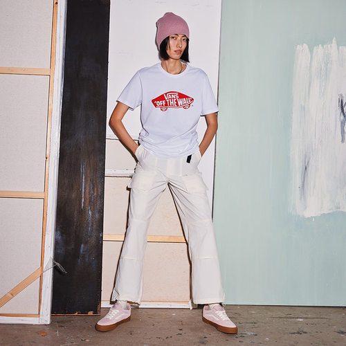 Vans范斯官方 Rowley Classic皮粉色牛筋底老爹鞋男鞋女鞋板鞋 - 图1