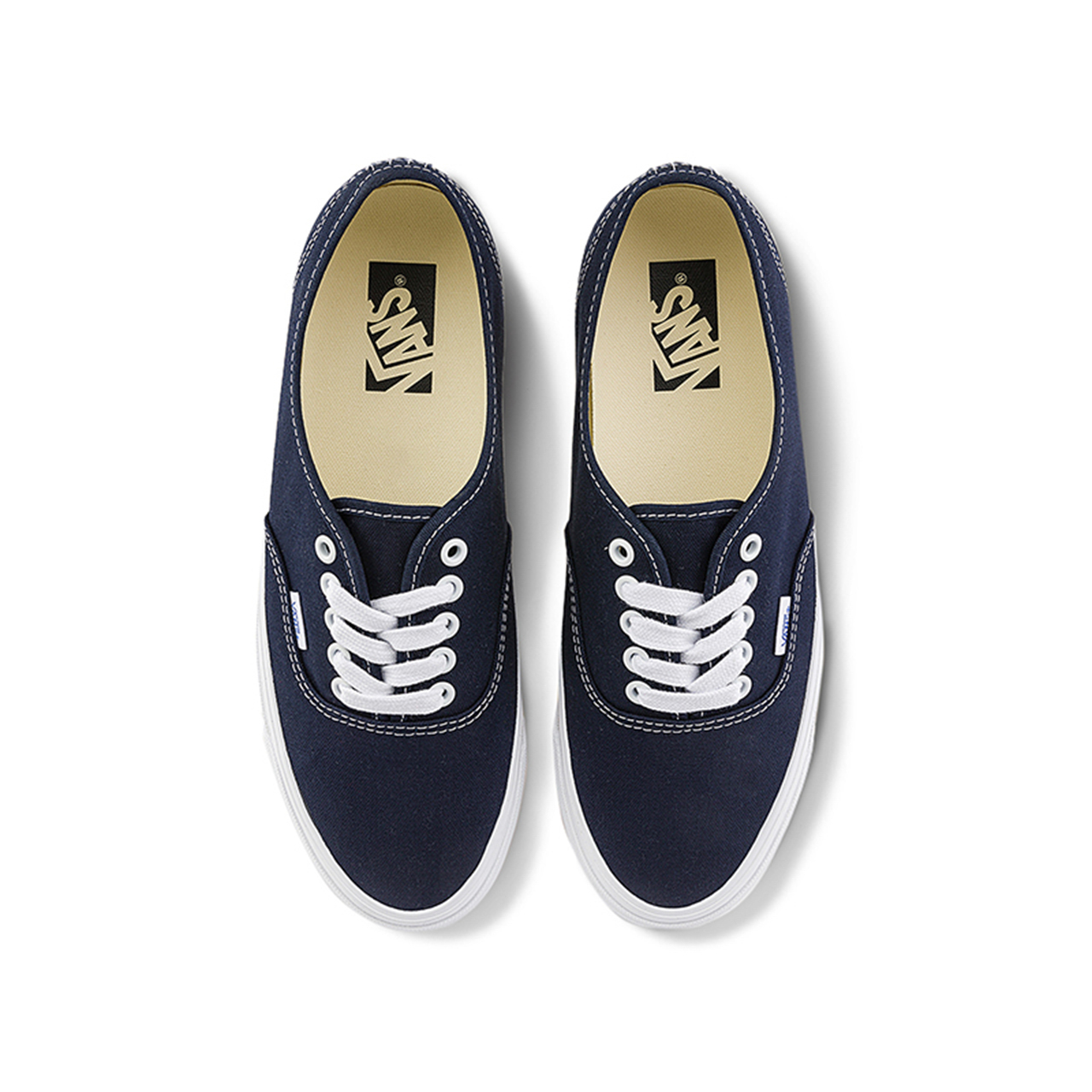 【狂欢节】Vans范斯官方 Premium Authentic海军蓝帆布鞋 - 图2