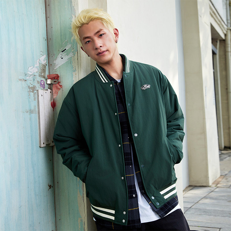 Vans范斯官方 男女情侣深绿色棉夹克外套复古美式工装,淘宝优惠券,粉丝福利购,淘宝优惠卷