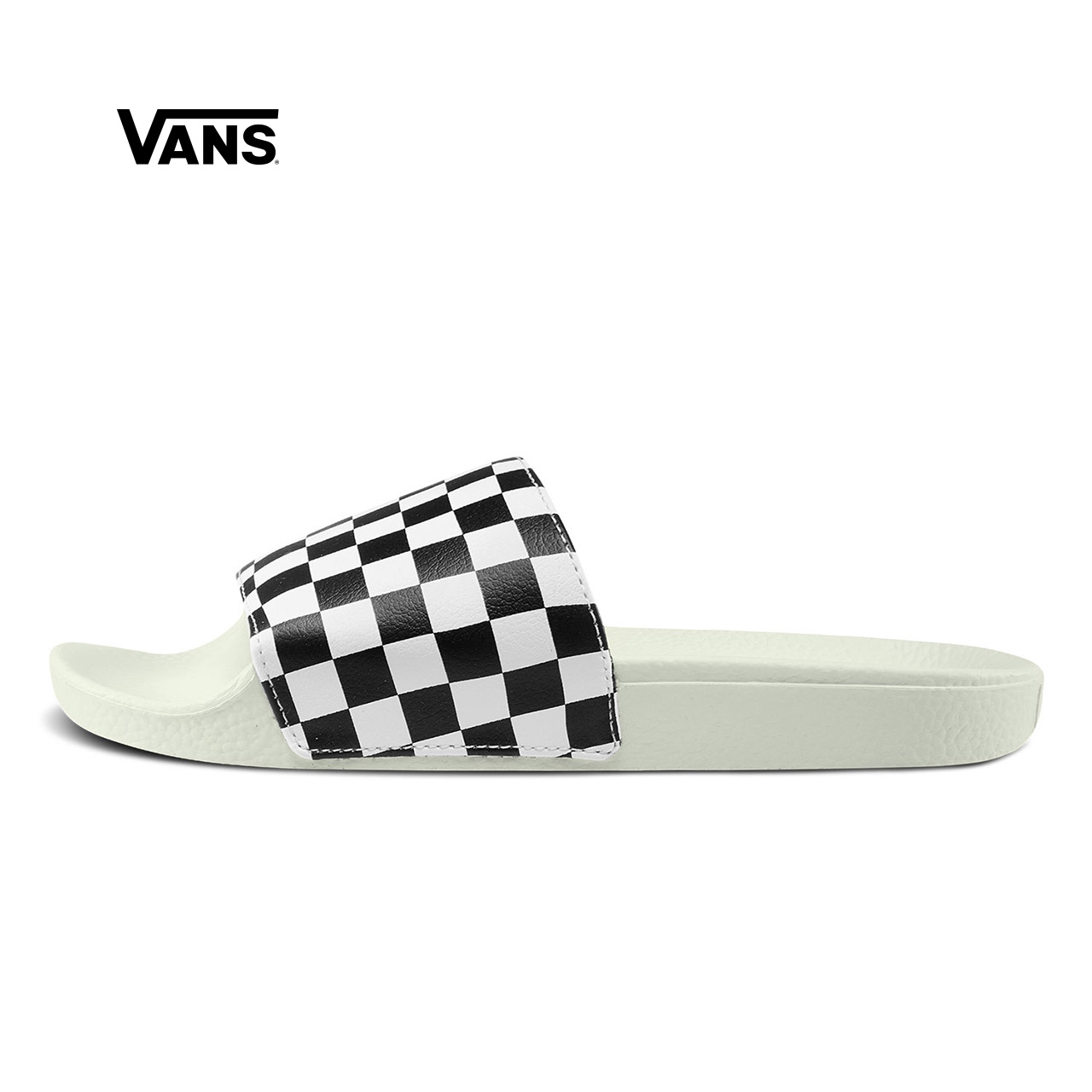 Vans範斯官方正品 Sandel Variety 棋盤格女士休閒拖鞋