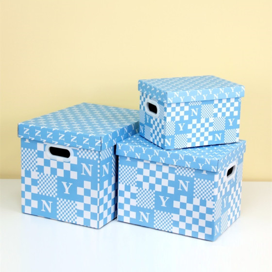 Internet celebrity storage box carton ins for storing books and clothing