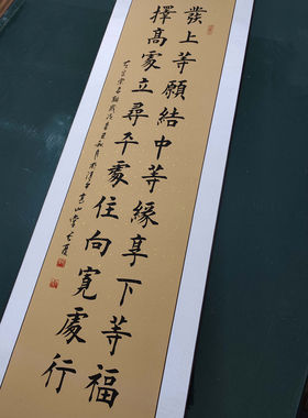 左宗棠发上愿结中等挂轴精裱