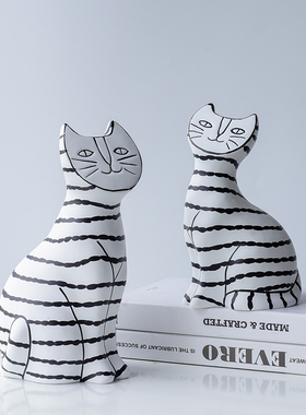 知根树脂现代简约创意动物摆件