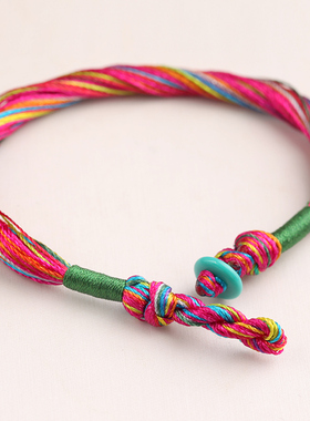 端午节婴儿手链情侣本命年红绳