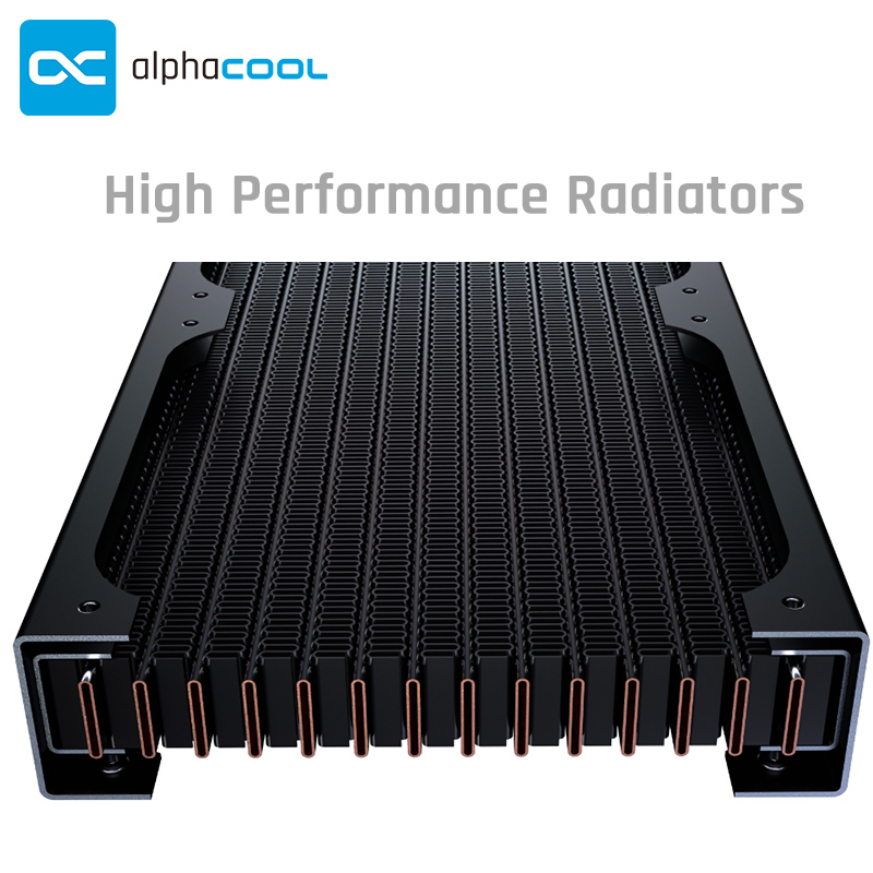 Alphacool NexXxoS全紫铜水冷排高性能散热器HPE-30厚度 120/140 - 图2