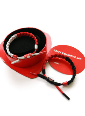 美国小狮子情人节礼盒爱心手链