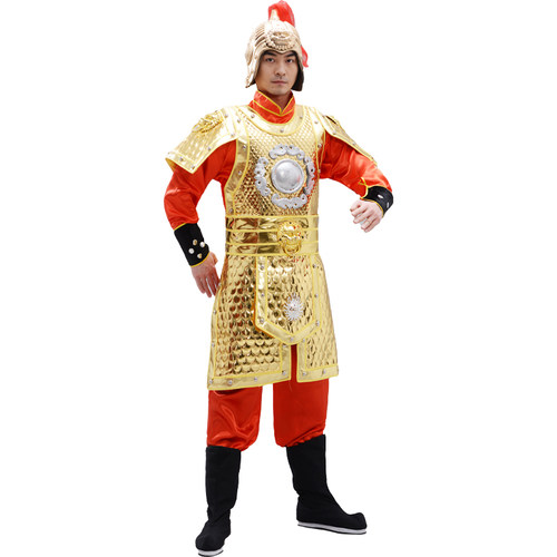 新款古代盔甲可穿将士铠甲服装真人盔甲男影视剧将军演出甲胄定制 - 图1