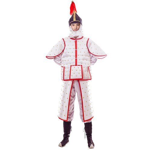 清朝八旗盔甲服饰满旗将军盔甲可穿正黄旗盔甲真人演出服装影视剧 - 图0