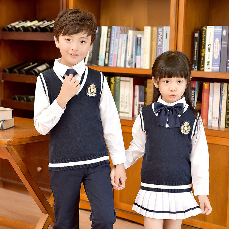 幼儿园园服套装毛衣韩版新款男女儿童装春秋季英伦小学生校服班服,淘宝优惠券,粉丝福利购,淘宝优惠卷
