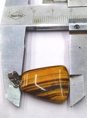 天然水晶梯形服饰几何材料包坠子