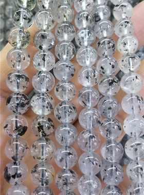 情侣白超七水晶圆珠手串手链