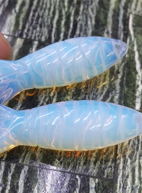 天然玉石水晶立体鱼形吊坠DIY