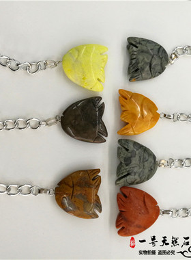 水晶半宝石钥匙扣背包礼品小配件