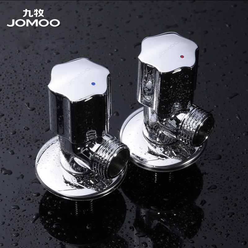 JOMOO九牧角阀铜质三角阀门开关配件全铜八门阀止水阀74054 44054_虎窝淘