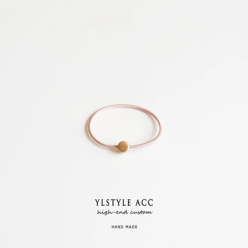 Базовая металлическая геометричная резинка для волос, чехол, аксессуар для волос, простой и элегантный дизайн