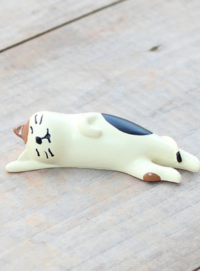 日本猫咪树脂微景观小摆件