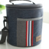 Oxford canvas lunch box bag tote bag men's bento bag waterproof hand-carried bento ice bag lunch box bag insulation bag