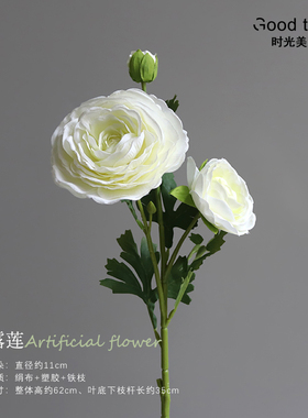 绿仿真花汉服古风摄影写真装饰