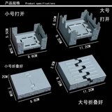 Складывая толстую открытую печь для одного солдата, чтобы путешествовать портативно