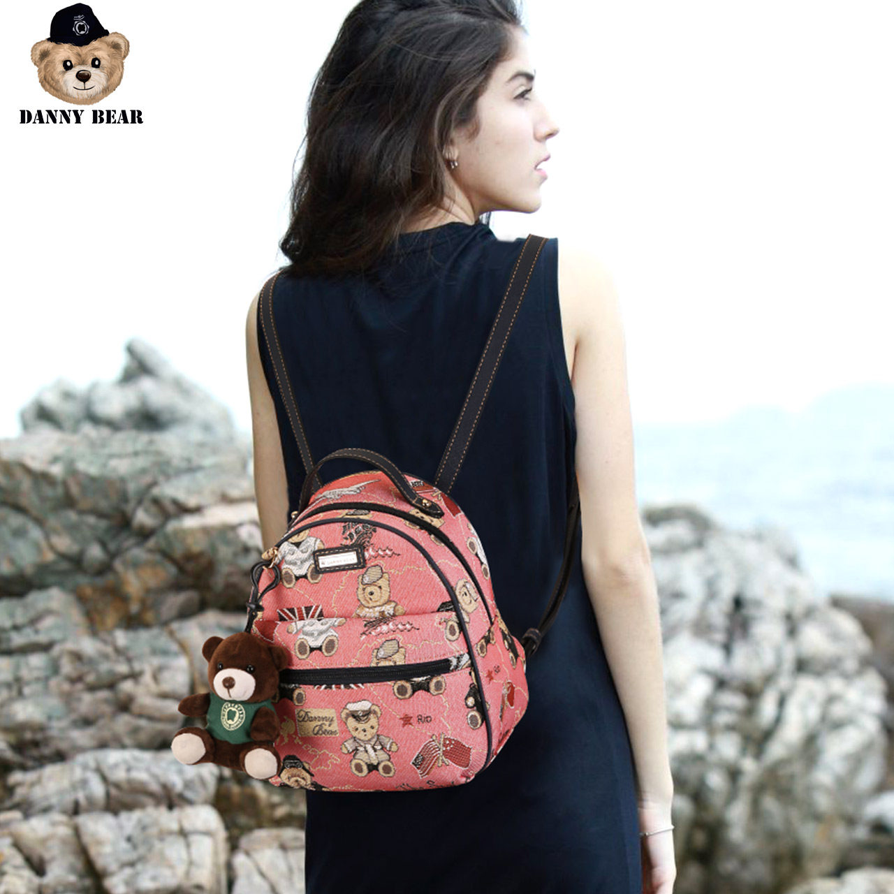  丹尼熊箱包双肩背包