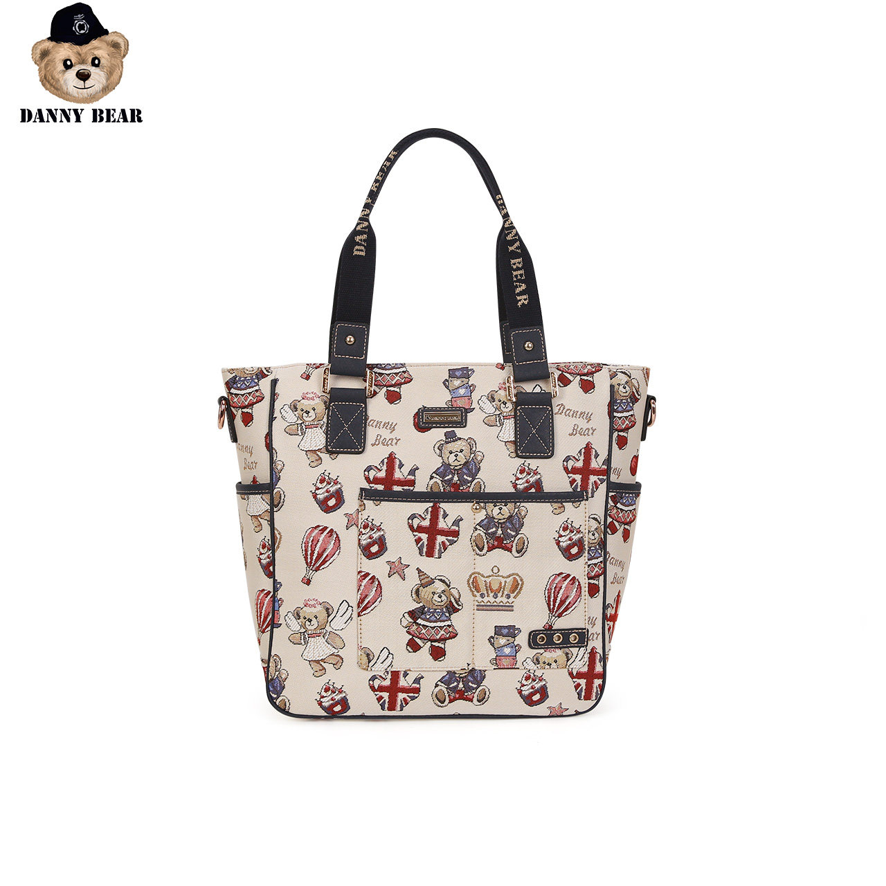 丹尼熊单肩大容量新品时尚购物包袋 丹尼熊箱包女士包袋