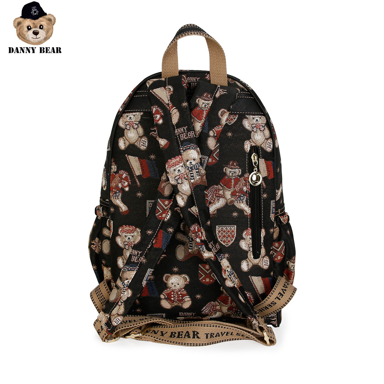 丹尼熊旅行学生女包大容量双肩包 丹尼熊箱包双肩背包