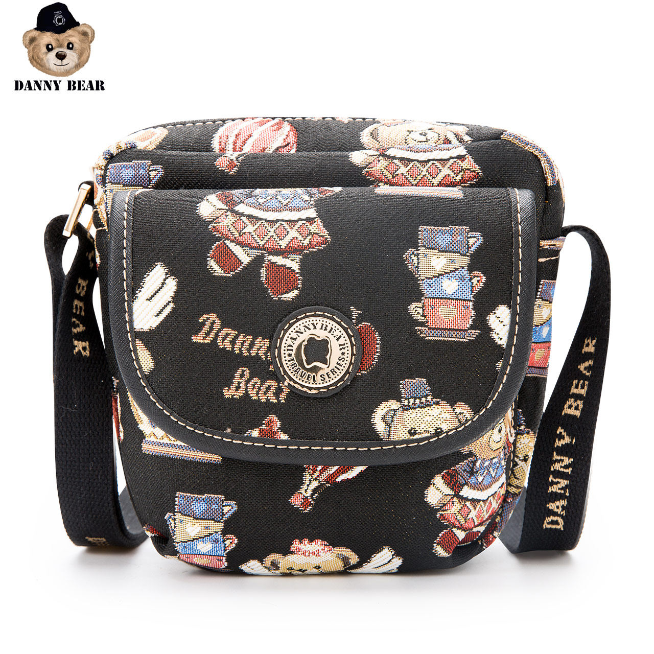 丹尼熊新款2020百搭斜挎包 丹尼熊箱包女士包袋