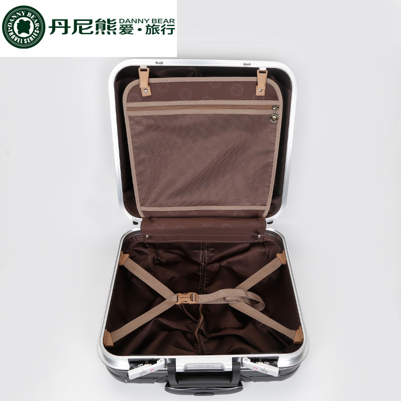 danny bear万向轮小17寸纯色行李箱 丹尼熊箱包旅行箱