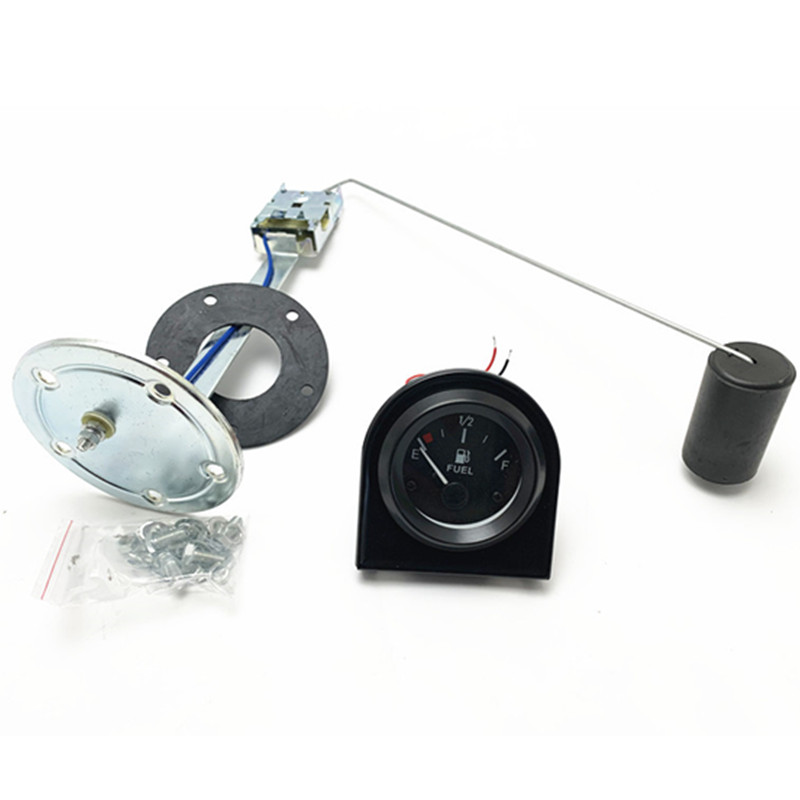 适用改装12V24V叉车农用车挖机燃油表带油传感器油箱传感器油量表 - 图1