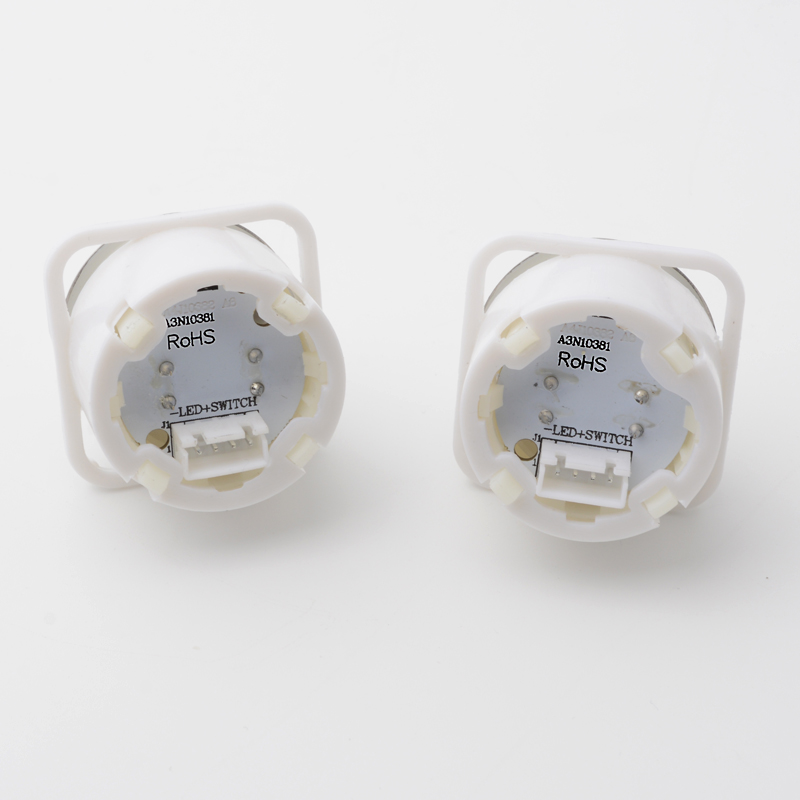 电梯按钮A3N10381凹面无字按钮A4J10382红光蓝光按钮ROHS电梯配件 - 图1