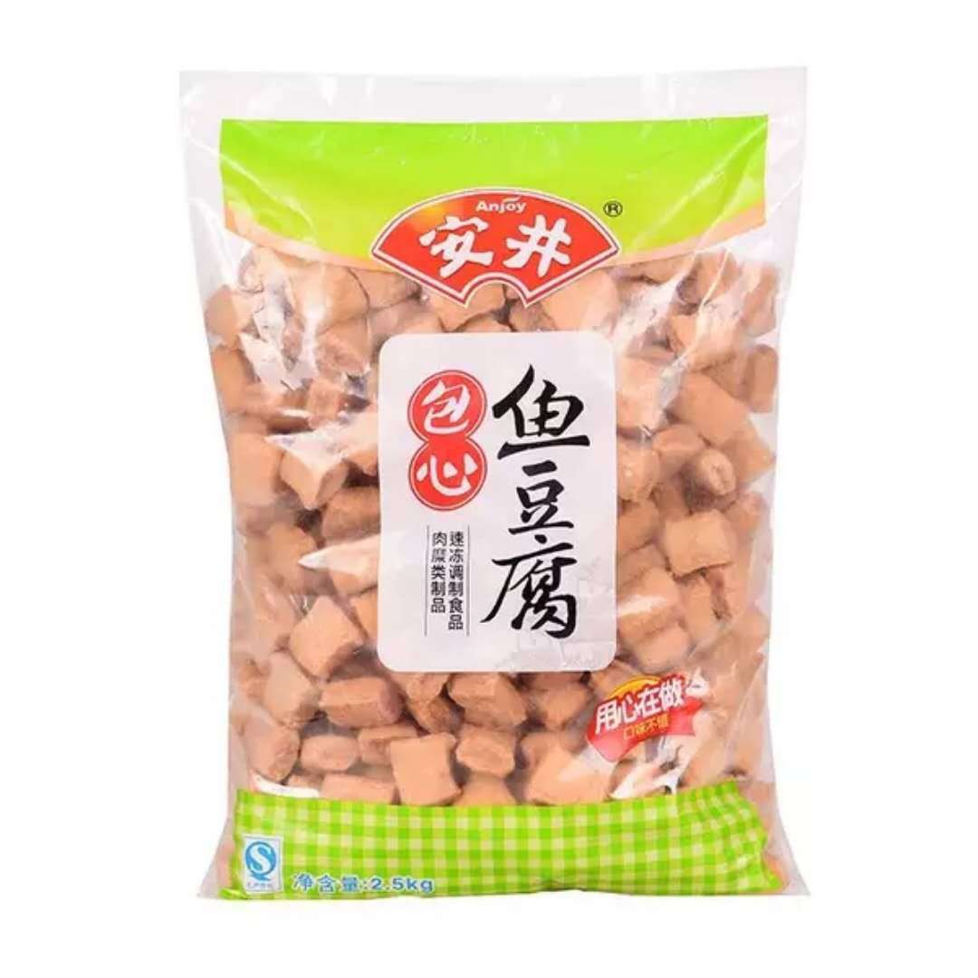 正品安井包心鱼豆腐关东煮麻辣烫火锅丸子食材 - 图0