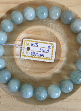 天然海蓝宝手链厂价直销时尚女款