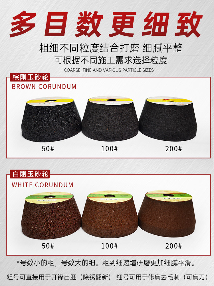 磨铁砂轮白刚玉角磨机加厚实心铸铁金属不锈钢打磨抛光金刚砂磨刀,淘宝优惠券,粉丝福利购,淘宝优惠卷