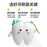 Мягкая детская зубная щетка, зубная паста для младенца, 1-3-6-12 лет