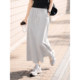 XWI Xinwei contrasting color stitching gray skirt women's summer light outdoor UPF50+ sun protection and UV protection skirt