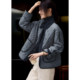 XWI Xinwei casual versatile color-blocking cotton jacket for women 2025 autumn and winter new light and warm cotton jacket top