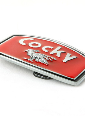 鹦鹉红色西部牛仔风格皮带扣新奇特皮带平滑扣cocky belt buckle