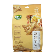 CVT China Thai Lai Pu Taro Strips 180g Crab yellow Delicious Fresh Taro Raw Cut Non-High Temperature Fried Test Eat 50 gr